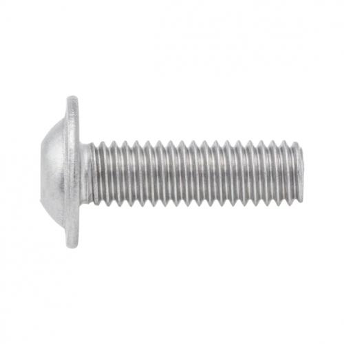 Hexagon Socket Button Head Screw with Flange ISO 7380-2 Stainless Steel A2